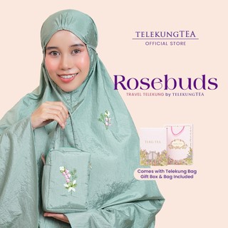 ROSEBUDS by Telekung Tea | Telekung Travel Sulam Riben Compact Mini Pouch Bag