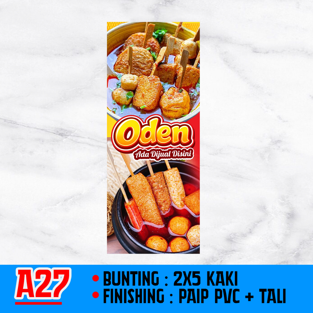 ODEN BUNTING BANNER มีส่วนเสริม