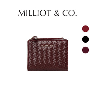 Milliot & Co Billie Woven Top Zip Wallet