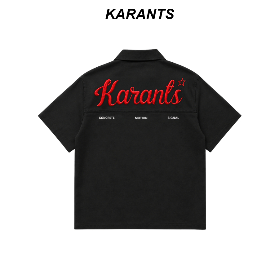 Karants Kemeja Boxy Fabin Cotton Sejuk Sullaman Timbul Lelaki & - KR301