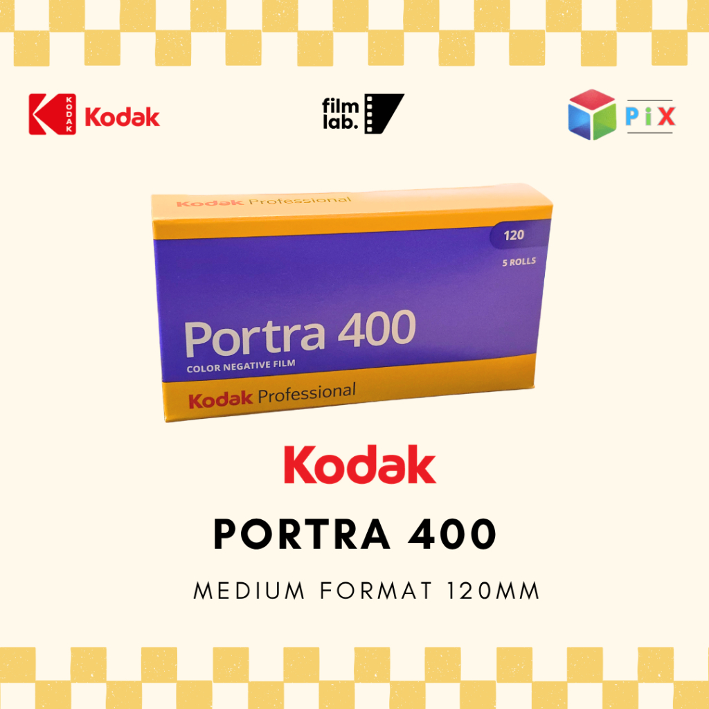 [Medium Format 120] Kodak Portra 400 สิงหาคม 2028 Single Roll/กล่อง 5 ม้วน