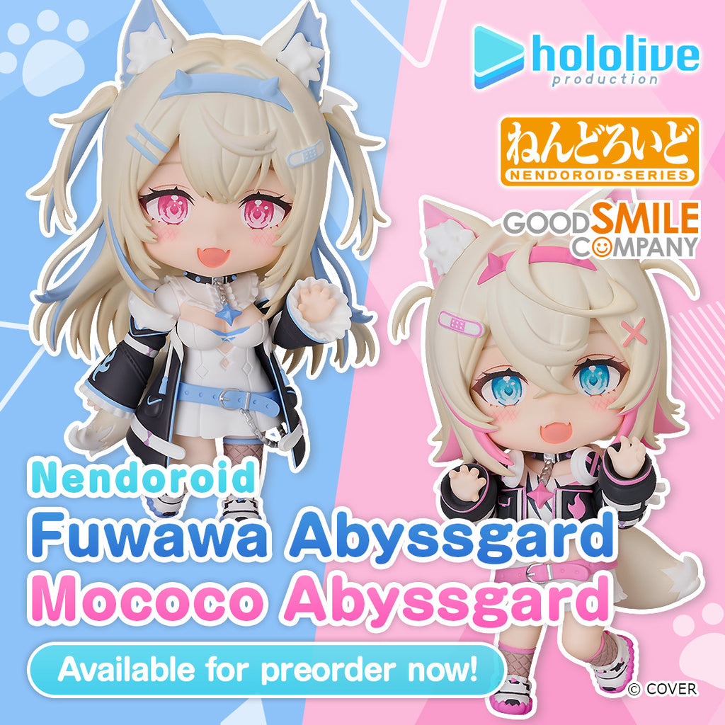 [PO 8/16] hololive Nendoroid FUWAMOCO feat Fuwawa Abyssgard, Mococo Abyssgard