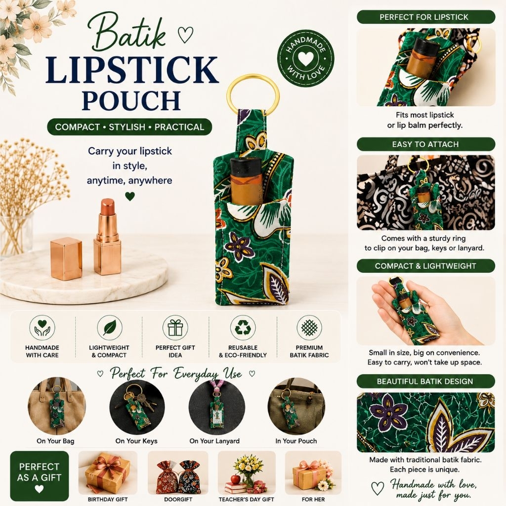 [DDD] BATIK LIPSTICK POUCH_HANDMADE IN