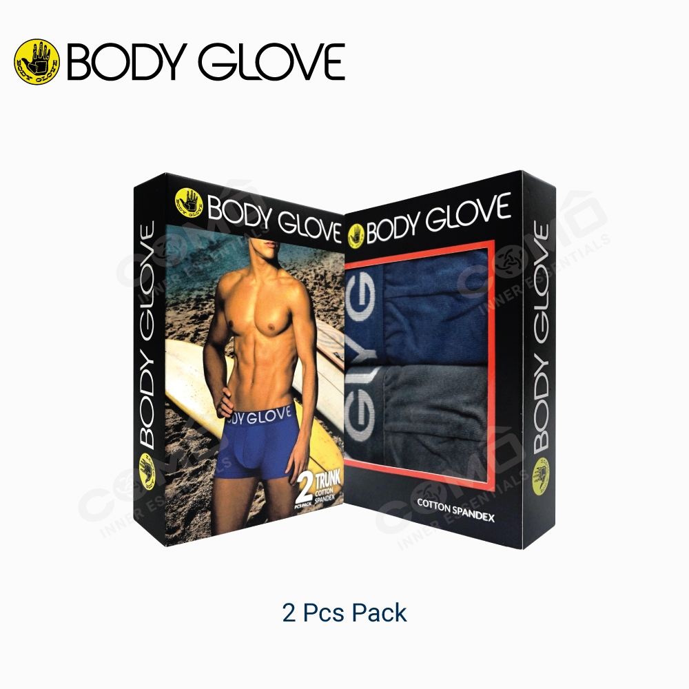BODY GLOVE (2 ชิ้น) ชุดชั้นในท้ายรถ Cotton Spandex สําหรับผู้ชาย – BG8212