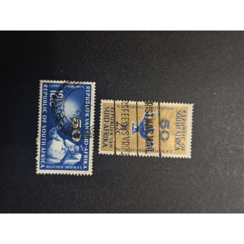 R16 South Africa ปี 1964 แสตมป์สมาคมพยาบาล ครบชุด 2v มือสอง