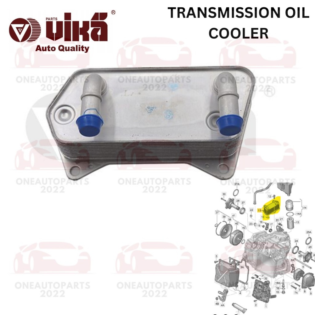 VIKA TRANSMISSION OIL COOLER AUDI TT 8J3 2.0 VW GOLF mk5 mk6 2.0 GTi SCIROCCO 2.0 SHARAN 2.0 EOS 2.0