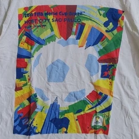 เสื้อยืด FIFA WC Brasil 2014 Putih Bundle (1