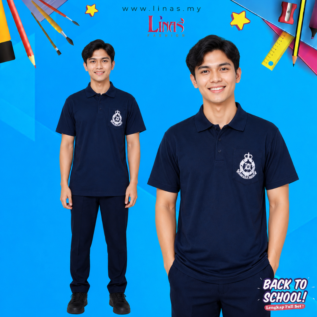LIDAS FASHION เสื้อยืด CADET POLIS SCHOOL UNIFORM SCHOOL UNIFORM UNIFORM UNIFORM