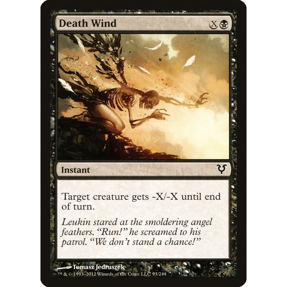 MTG: (AVR) C 993 - การ์ดเดี่ยว Death Wind Avacyn Restored