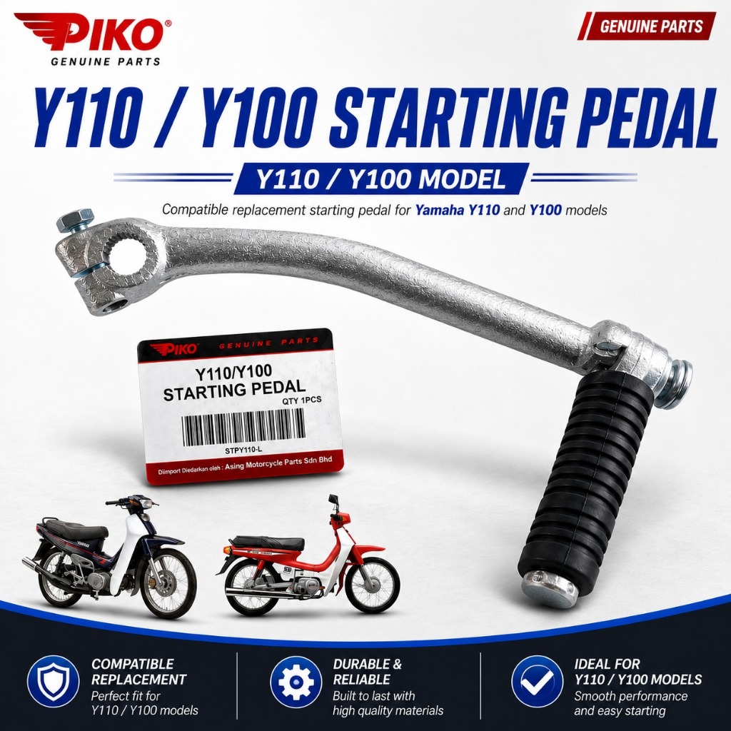 PIKO เหยียบเริ่มต้น Y110 Y100 อะไหล่ทดแทนมอเตอร์อะไหล่อุปกรณ์เสริมมอเตอร์มอเตอร์ Aksesori มอเตอร์