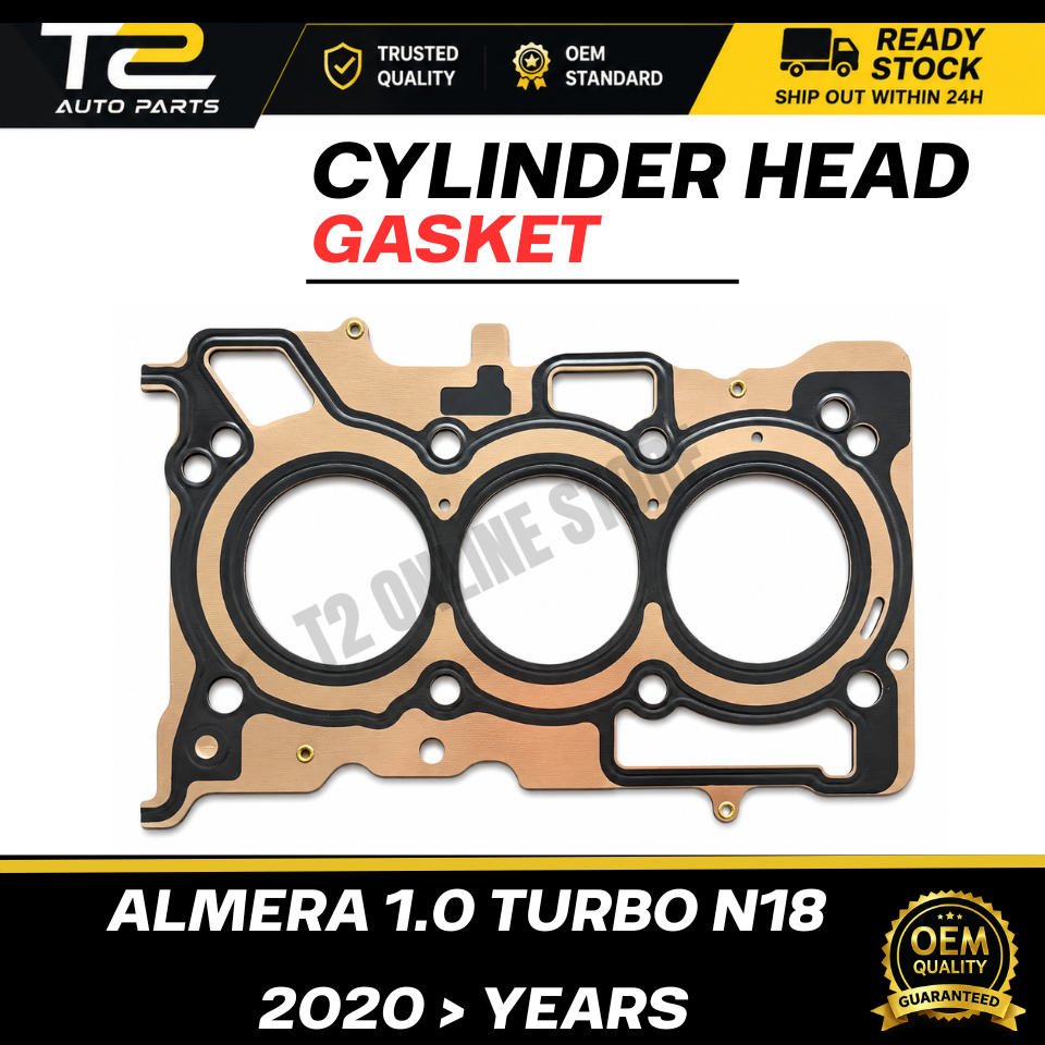 T2 CYLINDER HEAD GASKET NISSAN ALMERA 1.0 TURBO N18 METAL 11044-00Q2B
