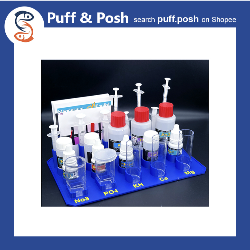 Salifert test kit storage organizer (พิมพ์ 3 มิติ) บุหรี่ KKH 法 NO3 3 แผ่น