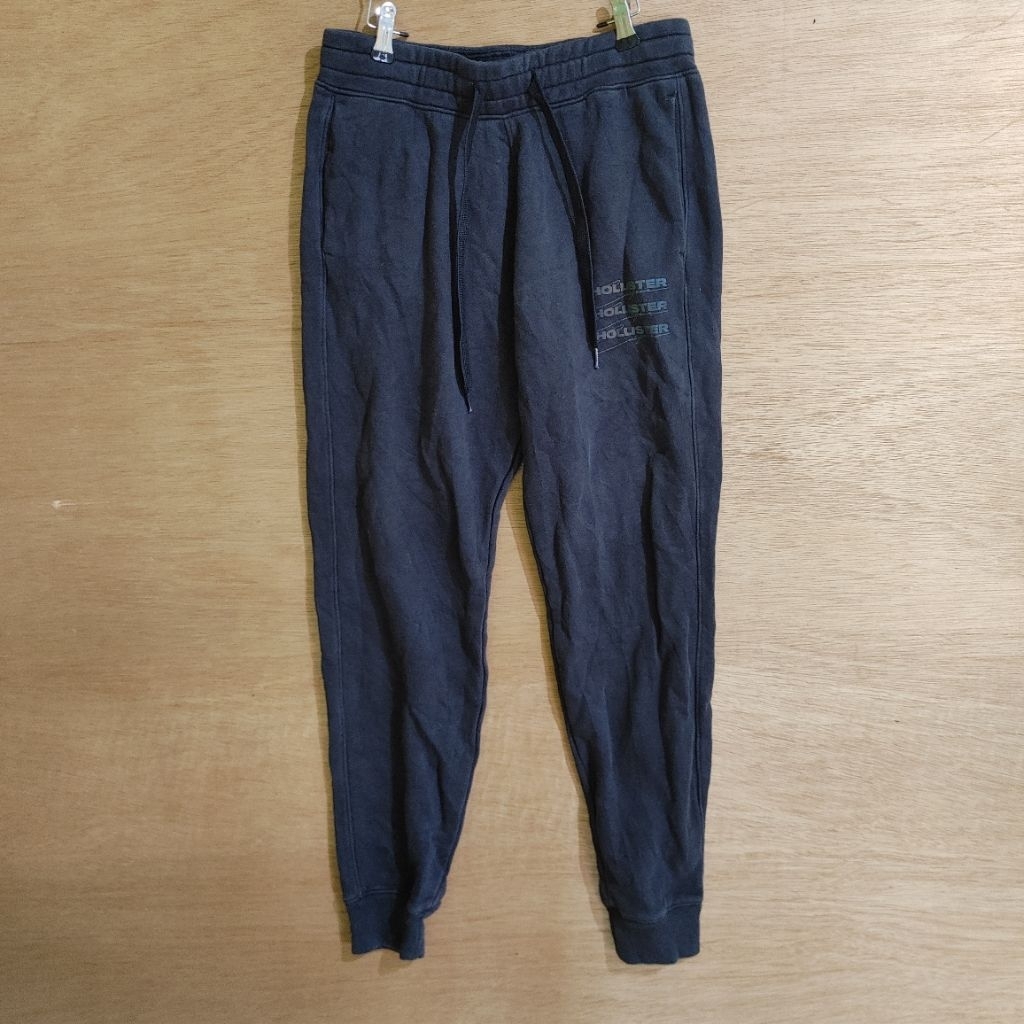 ​กางเกงวอร์ม Hollister California Jogger สีดํา Size S Bundle ~4