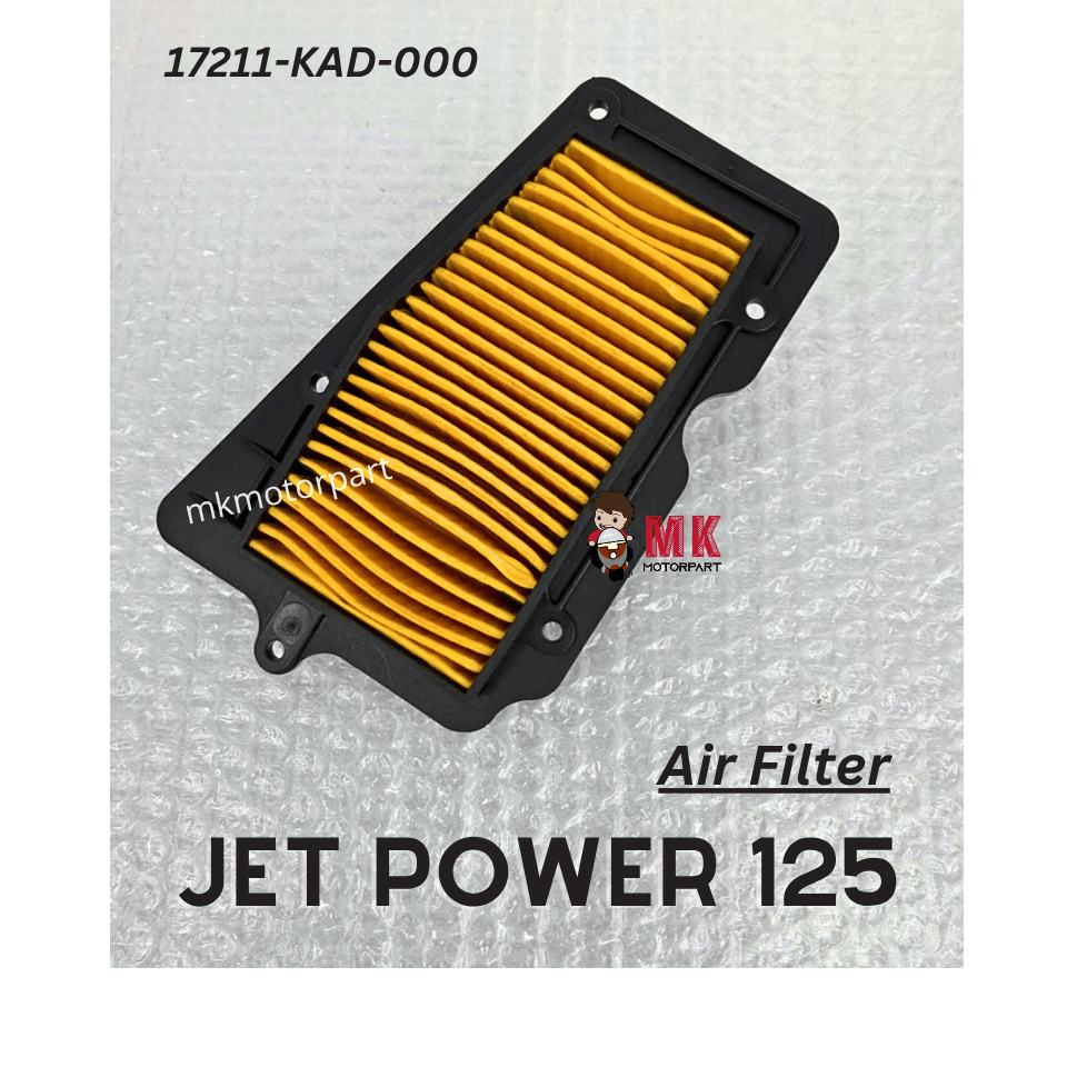 AIR FILTER SYM JET POWER 125 [ 17211-KAD-000 ] Air Cleaner JET125 Penapis Udara Angin JET POWER125