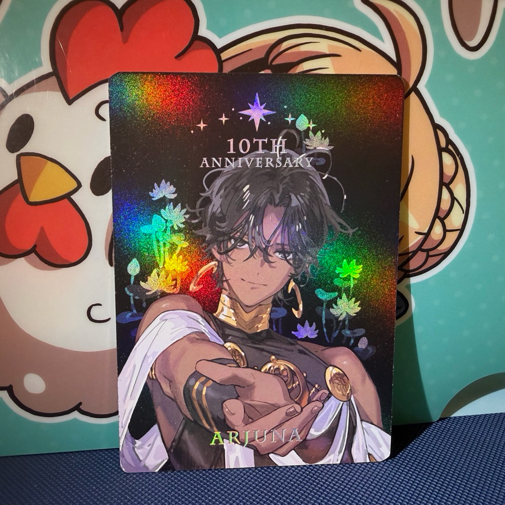 การ์ด Fgo Arjuna Star Shadow Illustration 10th Anniversary Special (Fate Grand Order)