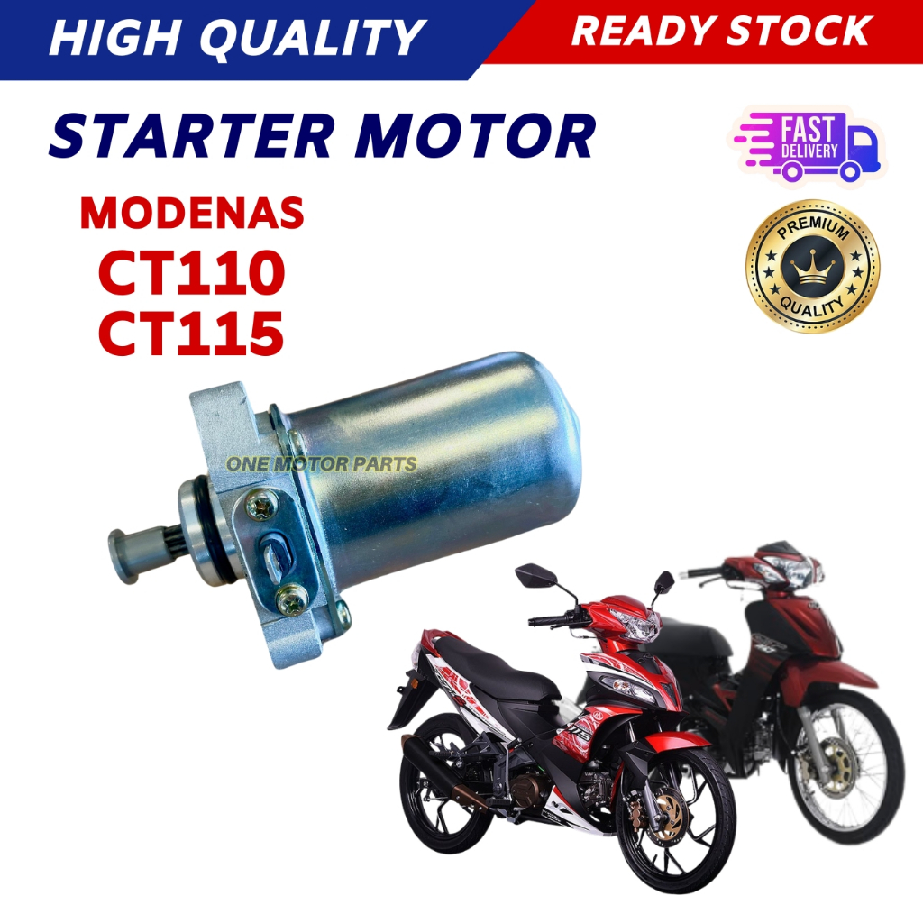 Modenas CT110 Standard OEM High Power CT115 Starter Motor Pengiidup Electric Starter
