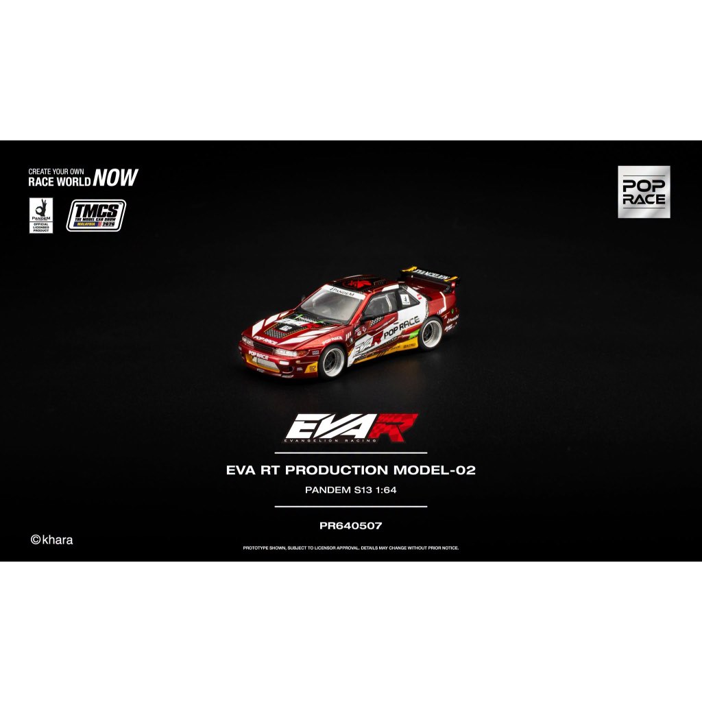 POP RACE TMCS26 EXCLUSIVE 1/64 PR640507 EVA RT PRODUCTION MODEL-02 PANDEM S13