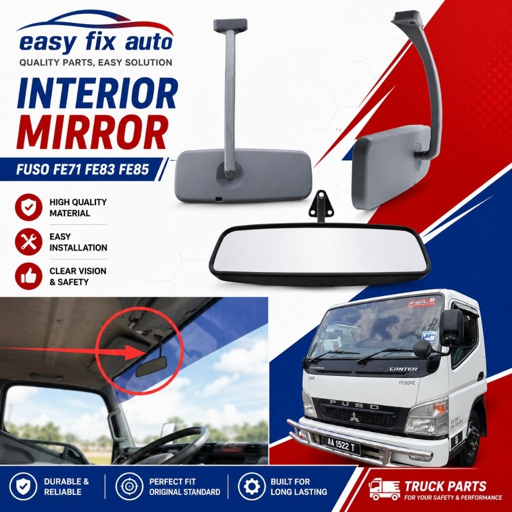 INTERIOR MIRROR ROOM MIRROR MITSUBISHI FUSO FE71 FE83 FE85
