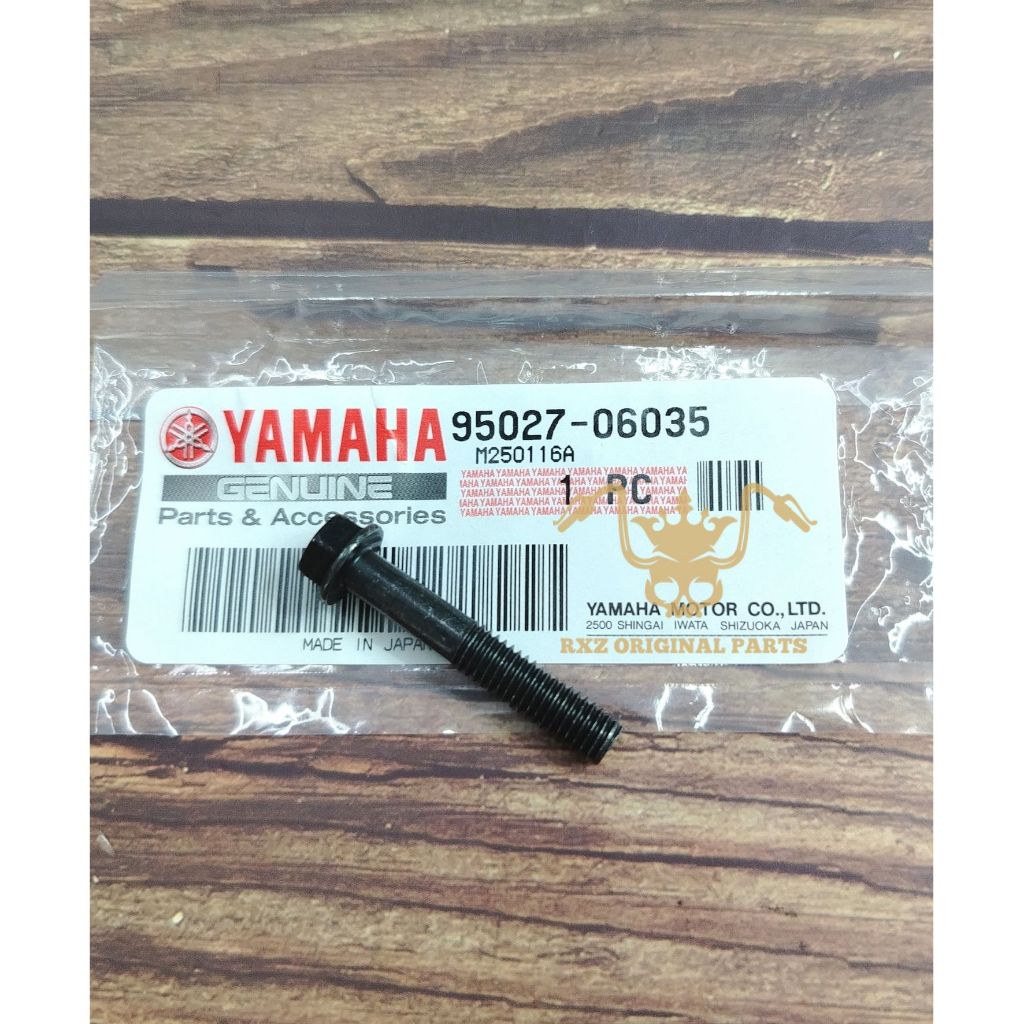 (35 มม.) 95027-06035 RXZ BOLT FLANGE COVER CRANKCASE CLUTCH RH RIGHT / SCREW SKRU IKAT COVER CRANKCA