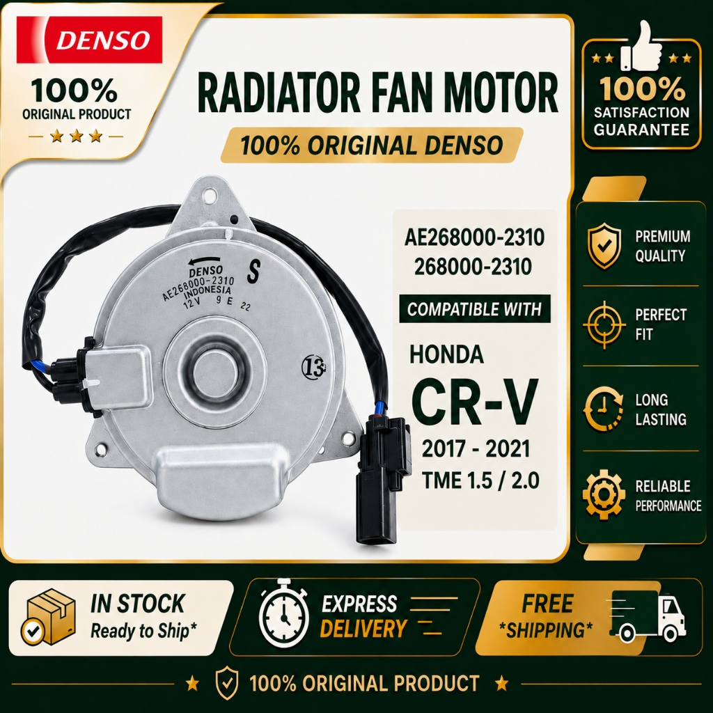 มอเตอร์พัดลมหม้อน้ํา DENSO AE268000-2310 268000-2310 Honda CRV CR-V 2017-2021 TME 1.5 2.0