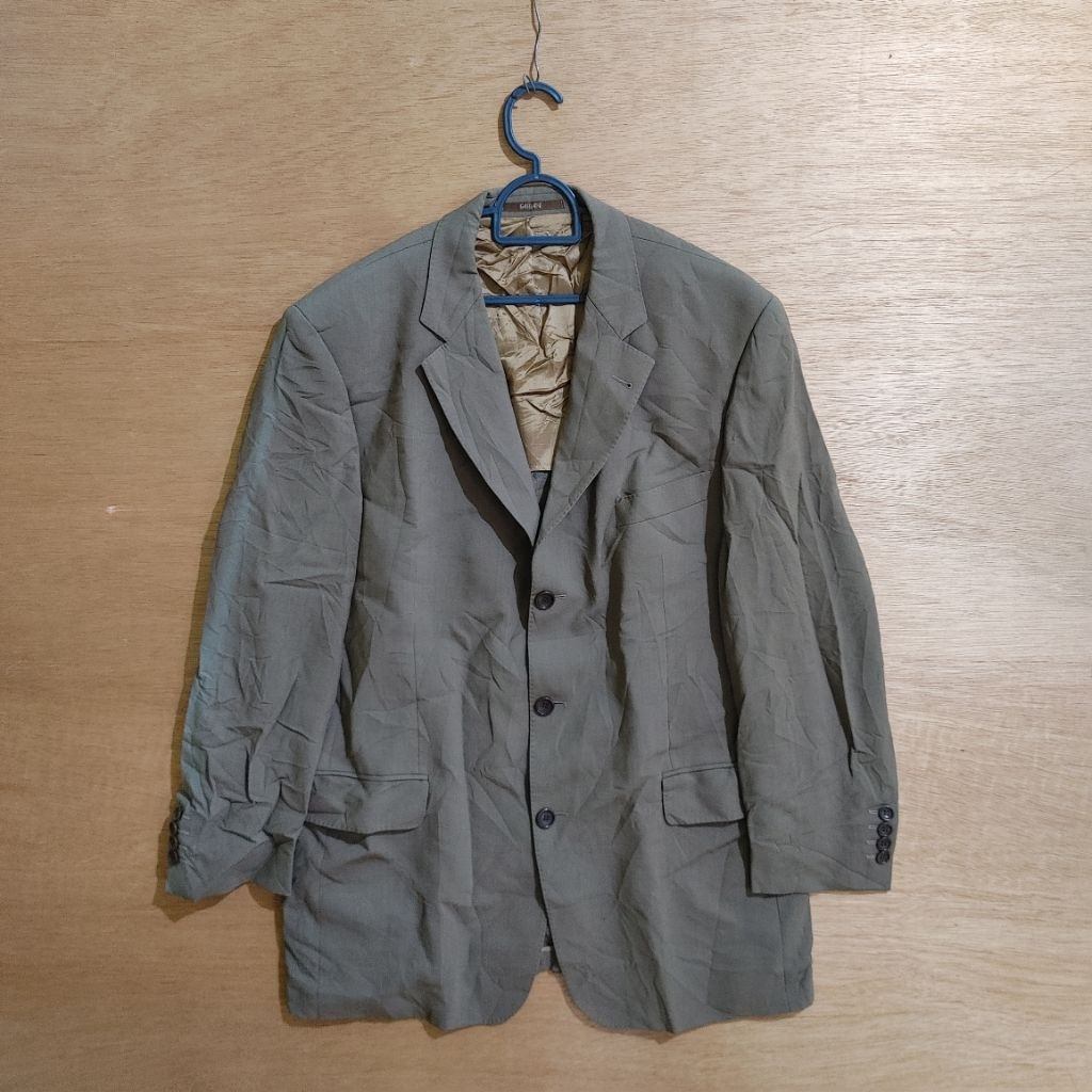 FARIANI GERMANY Vintage Khaki Grey Blazer Suit Business @011