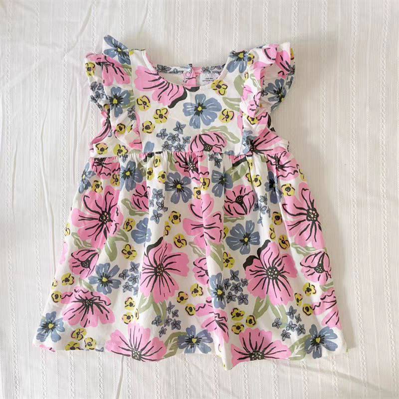 Cotton On X Miffy ชุดเดรสผ้าฝ้ายเด็กผู้หญิง (0-3m เท่านั้น)