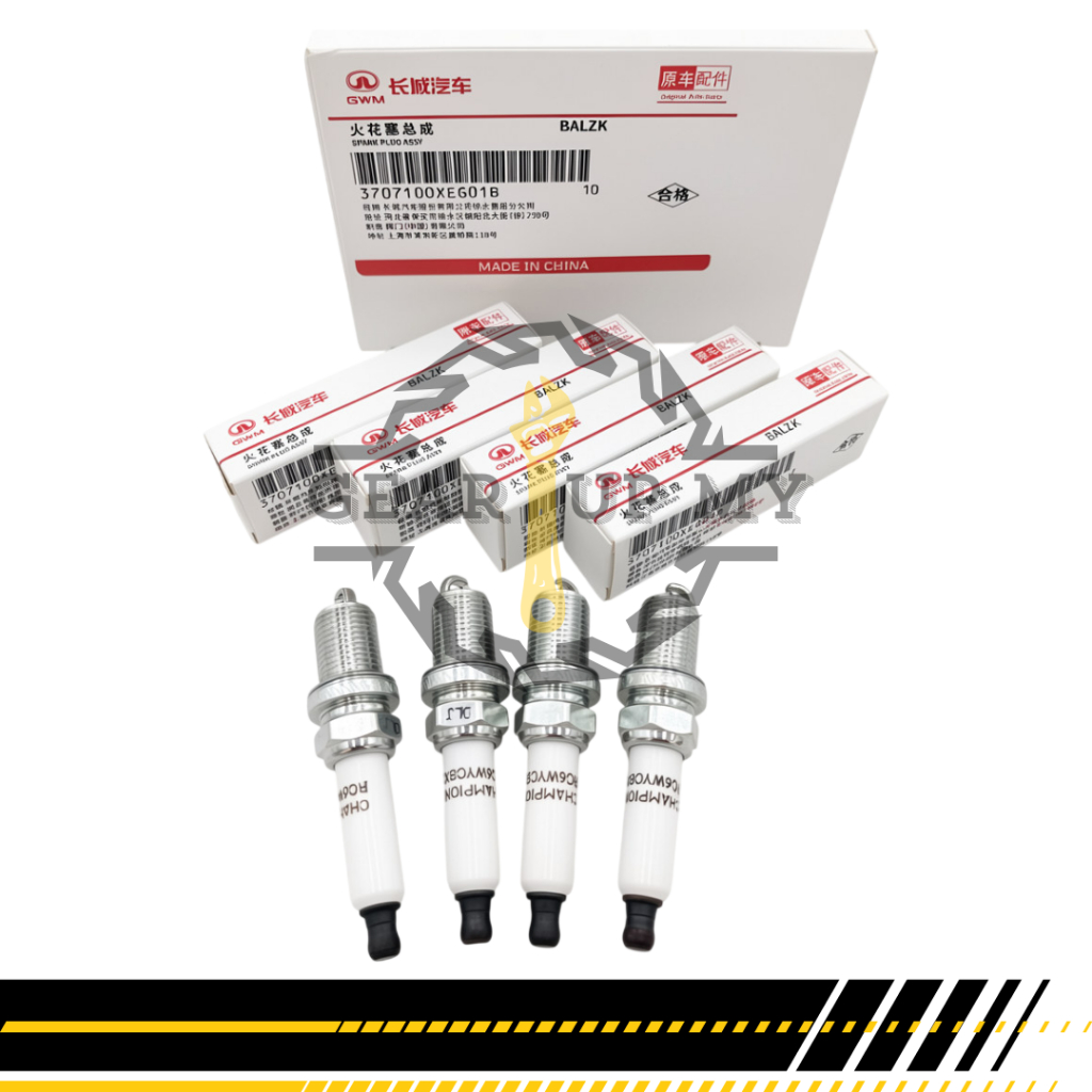 [1 SET] GMW Haval H1 / Greatwall M4 - หัวเทียน (3707100XEG01B)