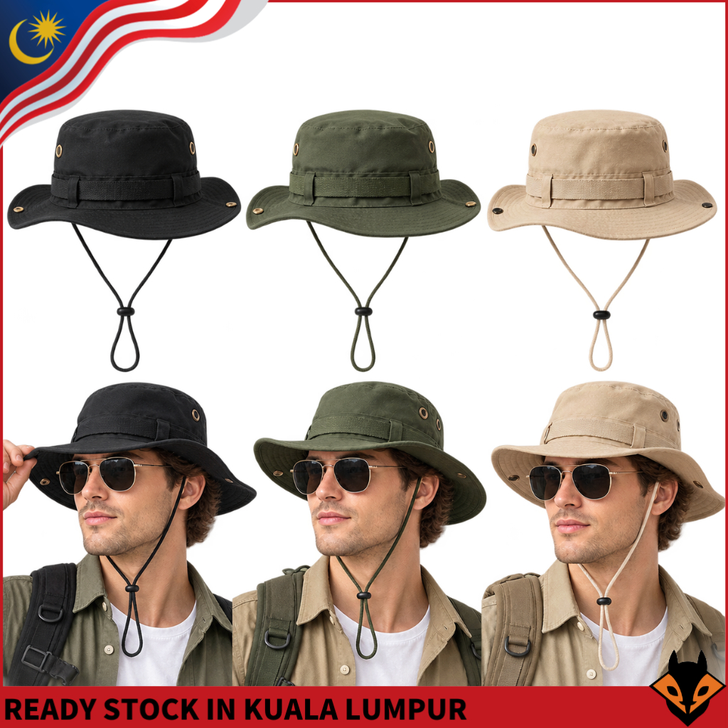 Outdoor Sun Protection Boonie & Safari Hat Collection Bucket Hat Style for Hiking & Travel