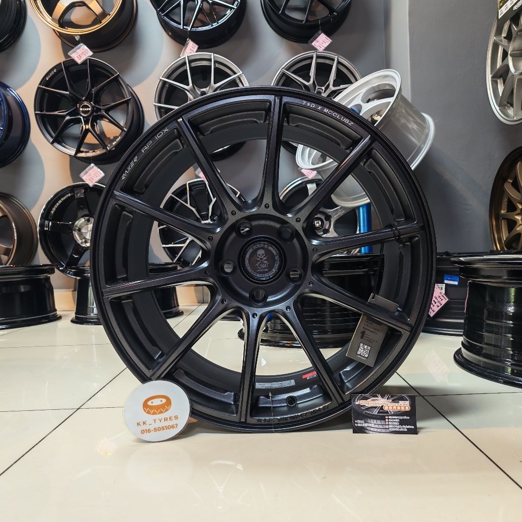 [1PC] ขอบสปอร์ต 18 นิ้ว RAXER RP10X 18X8.5JJ ET42 5H113 DGP