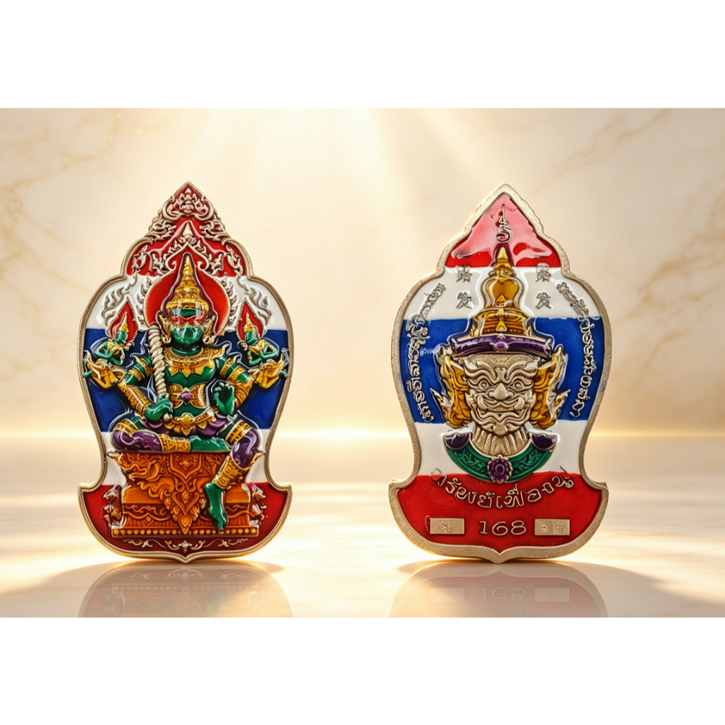 All the Way Dharma Protector Ghost King 17 Ghost King Sap Phreng Fu 168 ท้าวเวสสุวรรณ Amulet LP Pa C