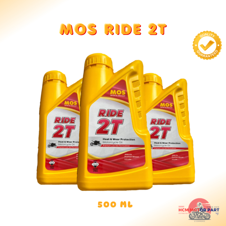 MOS M RIDE 2T OIL 500ML 2T BOTTOL KECIL Y100 Y110 Y125 RGV RXZ DINAMIK