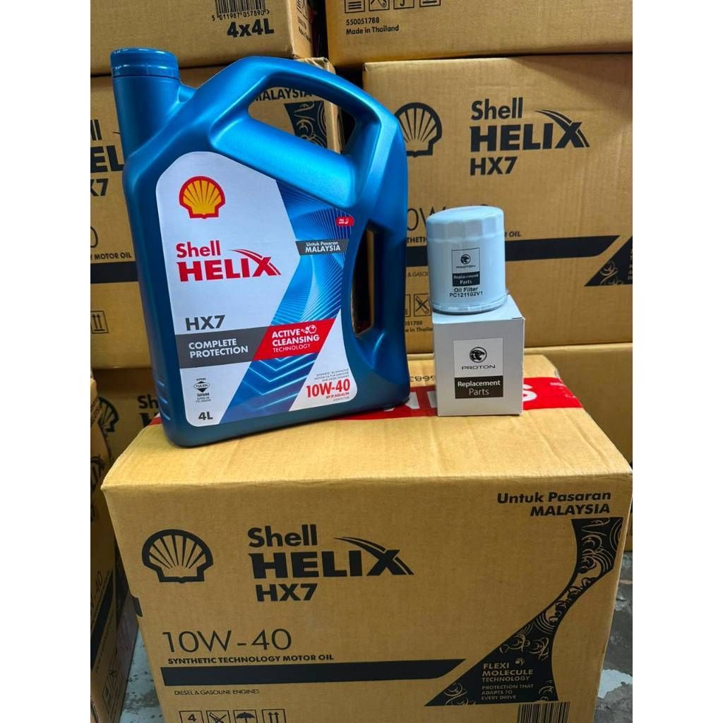น้ํามันเครื่อง SHELL HELIX HX7 10W40