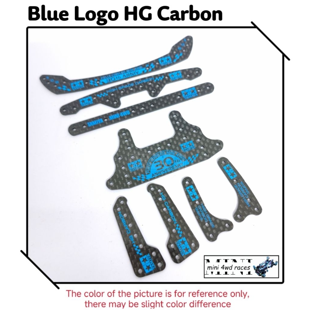 Mini 4wd Imi - Blue Logo Black Carbon
