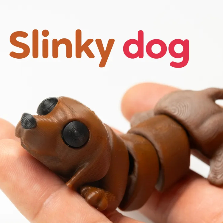 Sausage Dog - Articulated & Keychain โดย Harace Protoworks