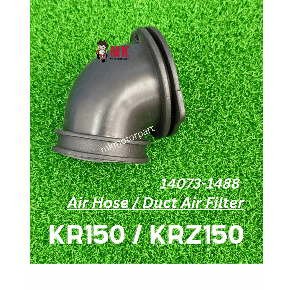 ท่อไอดี AIR Kawasaki KR150 / KRZ150 ยางข้อต่อทําความสะอาดอากาศ [ 14073-1488 ] KRZ KR 150 กรองอากาศท่