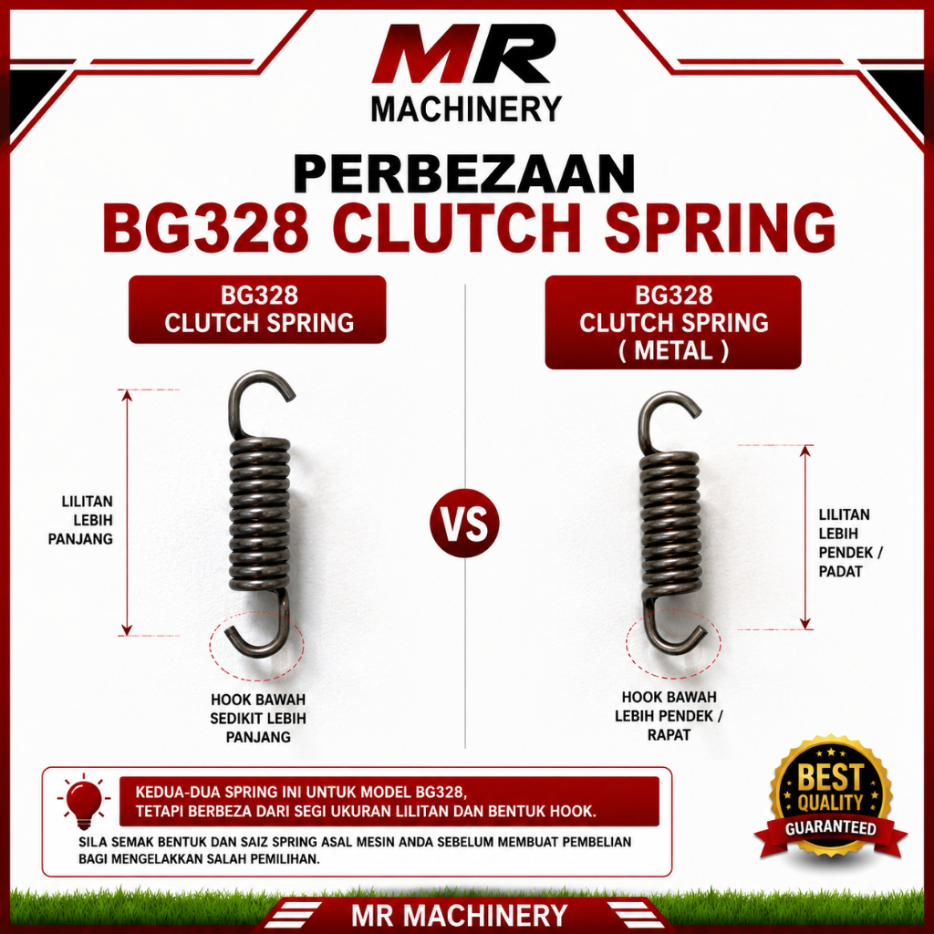 BG328 CLUTCH SPRING / BG328 CLUTCH SPRING ( METAL ) - ( CLUTCH MESIN RUMPUT )