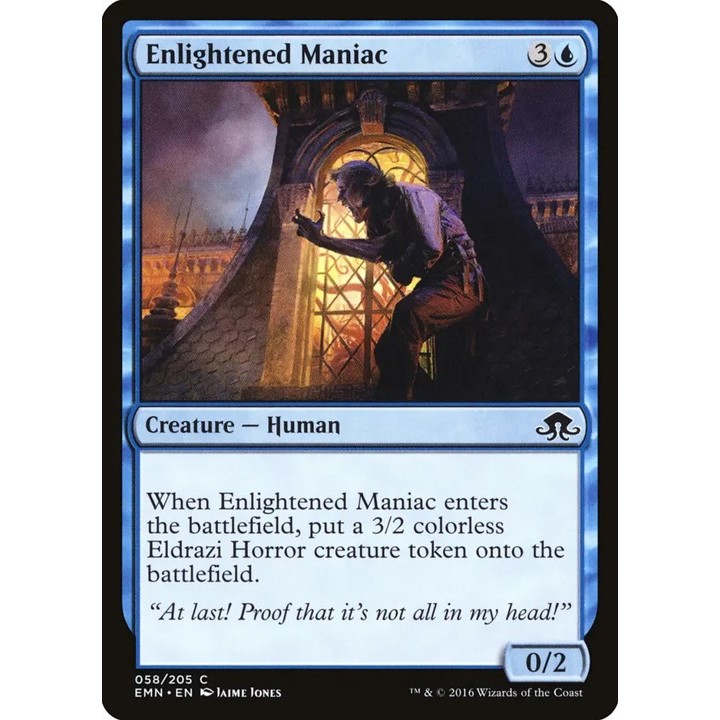 MTG: (EMN) C 058 - Enlightened Maniac Single Card Eldritch Moon