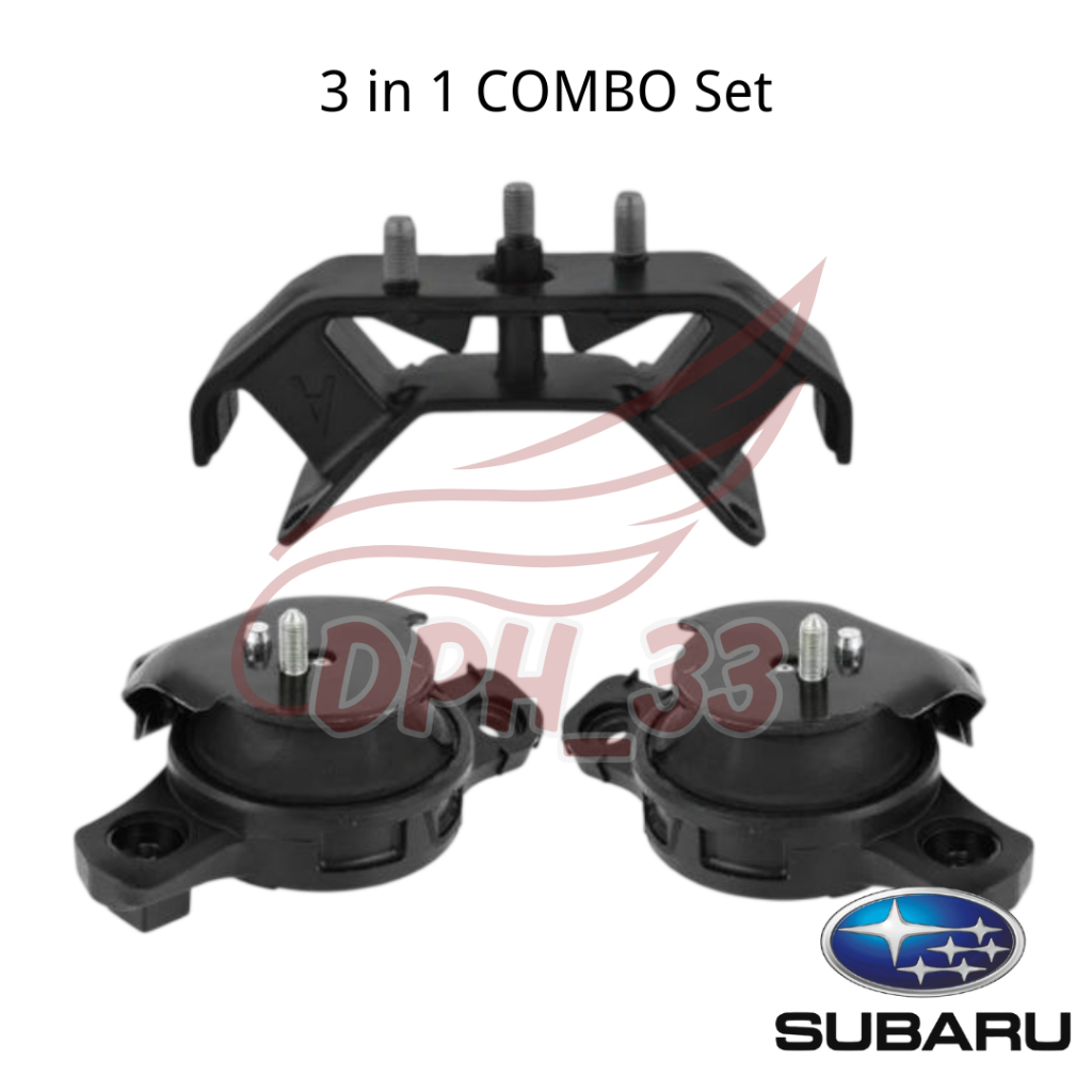[ชุดคอมโบ 3 IN 1] ขายึดเครื่องยนต์ Subaru สําหรับ Subaru XV GP7 12Y