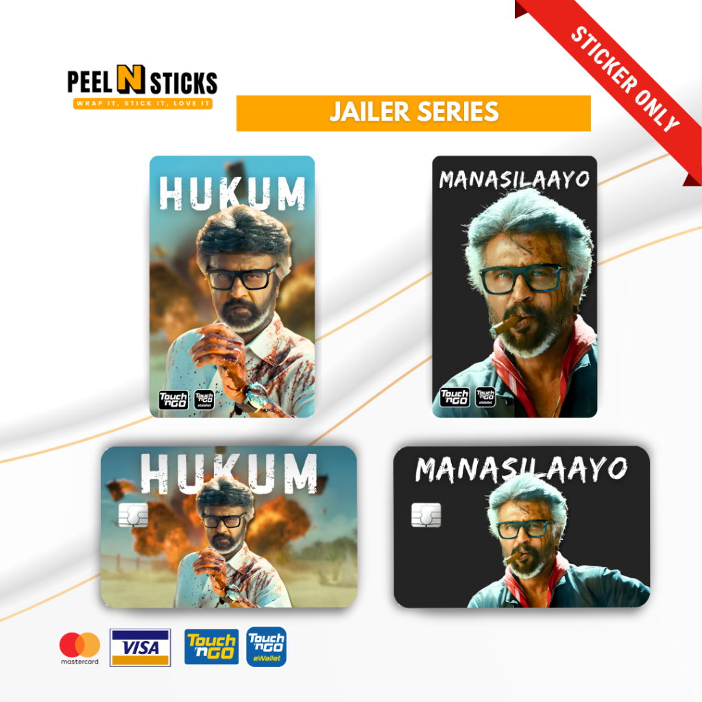 Jailer 2 Rajini Super Star Touch n Go หรือ ATM สติ๊กเกอร์