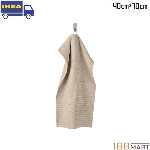 IKEA VAGSJON ผ้าเช็ดมือ 40cm*70cm - เบจอ่อน