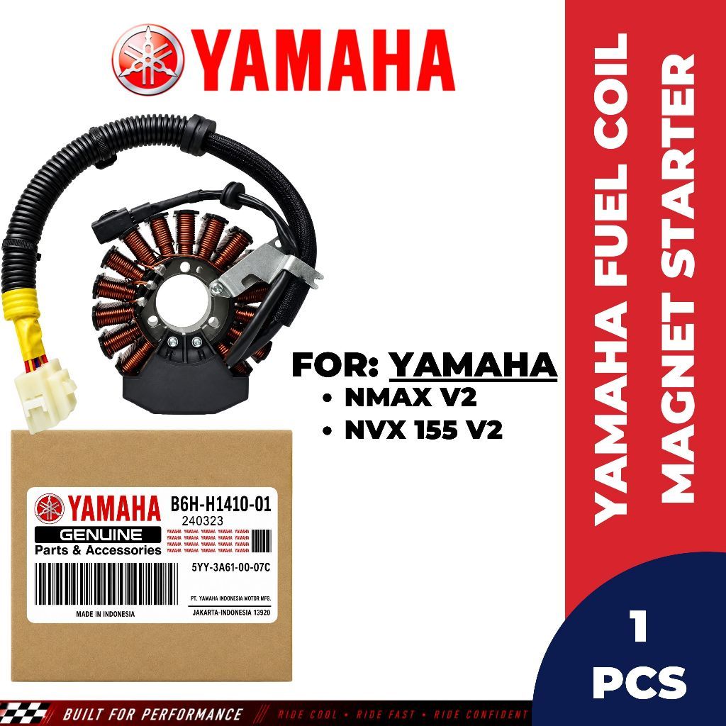 YAMAHA Nvx 155 V2/ ใหม่ Nmax155 V2 การใช้คอยล์แม่เหล็ก Starter Coil Startor Koil Magnet (B6H-H1410-0