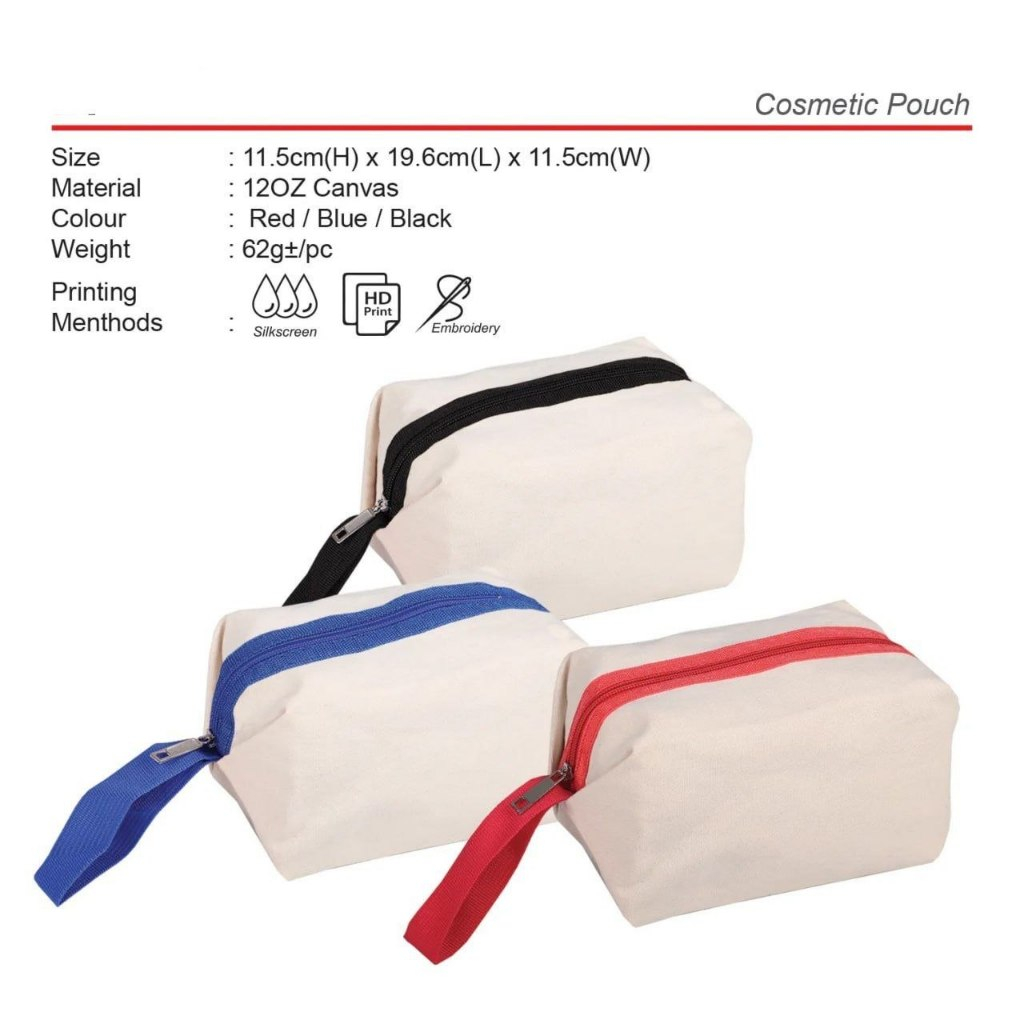 Canva Pouch Cosmetic & Organizers Bag