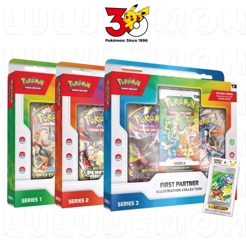 Pokémon TCG First Partner Illustration CollectionSeries 3/First Partner Series 1