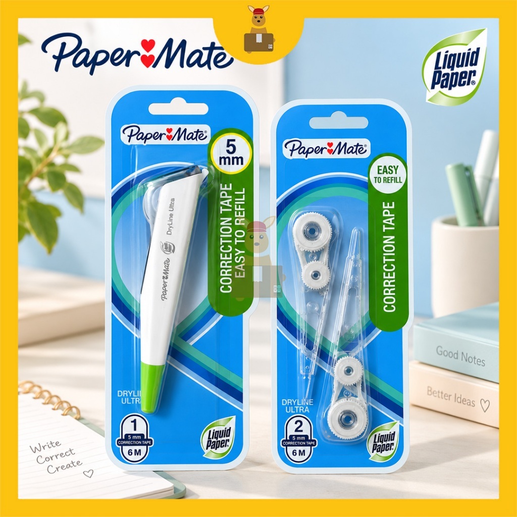 Paper Mate Liquid Paper Dry Line Ultra Correction Tape (5mm x 6m)