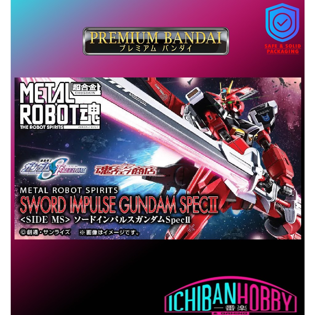 P-BANDAI METAL ROBOT SPIRIT SWORD IMPULSE GUNDAM SPEC II