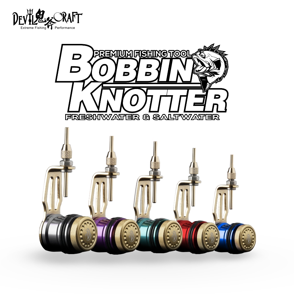 DEVIL CRAFT - BOBBIN KNOTTER 50g/60g KNOT WINDER ASSIST FISHING KNOT TYING TOOL