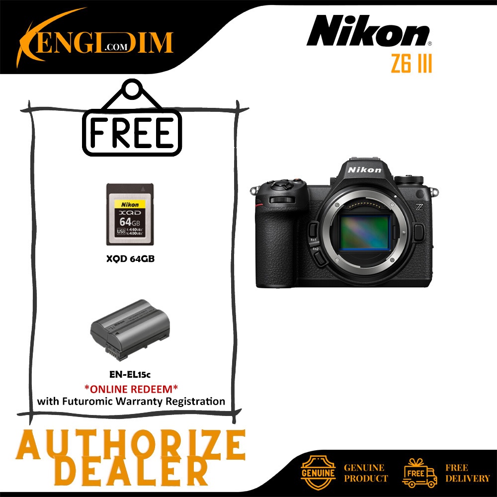 กล้อง Mirrorless Nikon Z6 III / Z6III (ตัวเครื่อง)