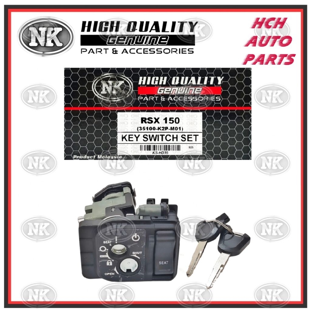 ชุดสวิตช์กุญแจ - HONDA - RSX 150/ RSX - 35100-K2P-M01 (NK)