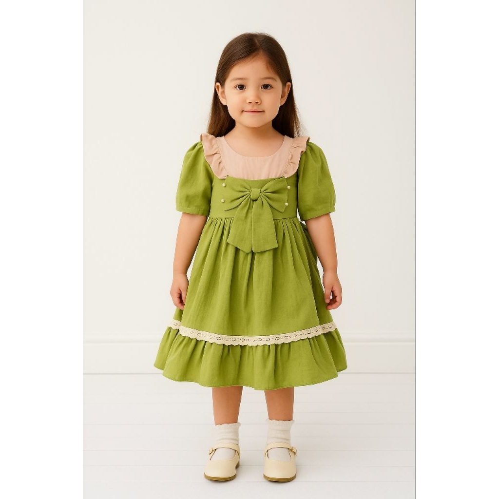 2Y-6Y DRESS สําหรับ RAYA/DAILY/WALKING GIRLS