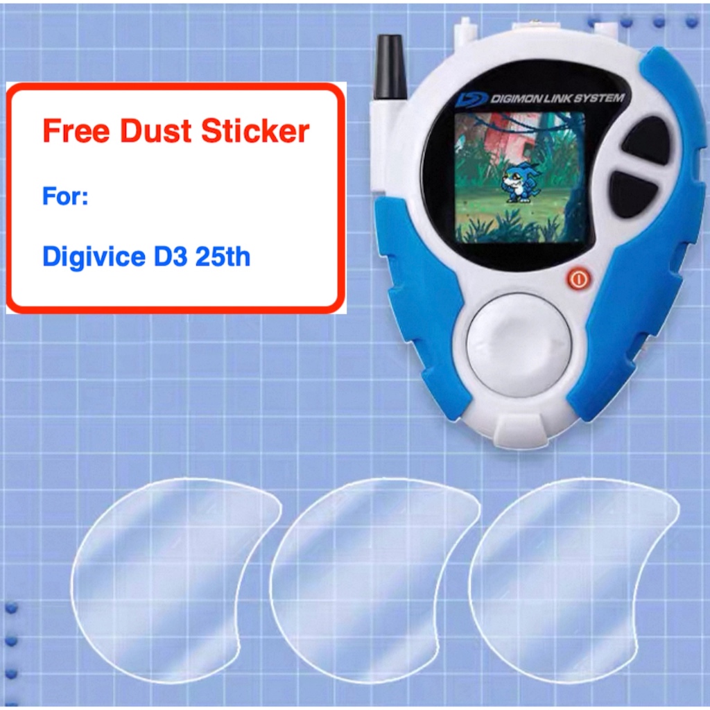 ฟิล์มกันรอยหน้าจอสําหรับ Digimon Digivice D3 25th D3 สี